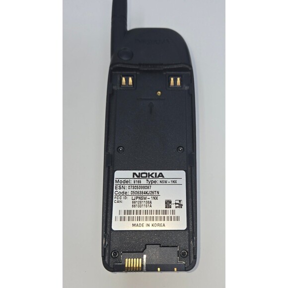 Nokia 6010 Cellphone Lot 2 Phones Cingular Wireless Navy Blue Bundle Sleeve - Picture 10 of 16